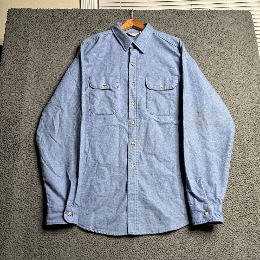 Vintage Five Brother Shirt Mens XL Tall Flannel Made In USA Workwear 90s